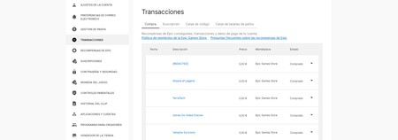 Historial De Compras Fortnite