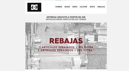 Quiksilver, Dc Shoes y Roxy comparten oferta: 20% de descuento extra por la compra de al menos cuatro prendas