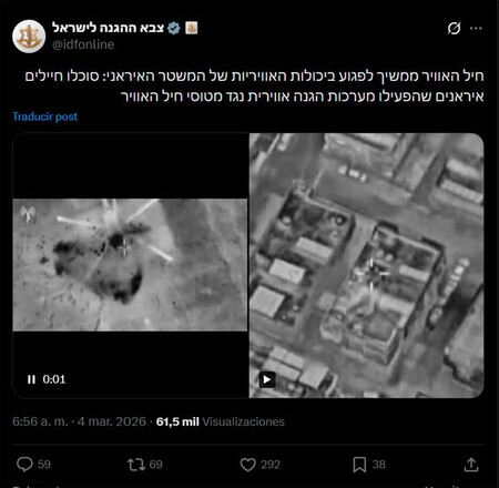 Tuit Helicopero Israel Iran