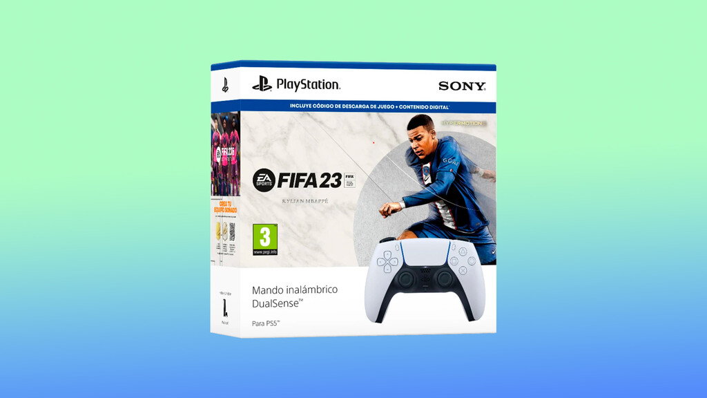 Otro bombazo del Red Friday de MediaMarkt: este pack formado por el DualSense y FIFA 23 alcanza su precio mínimo histórico Otro bombazo del Red Friday de MediaMarkt: este pack formado por el DualSense y FIFA 23 alcanza su precio mínimo histórico