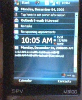 HTC Hermes con Windows Mobile Crossbow