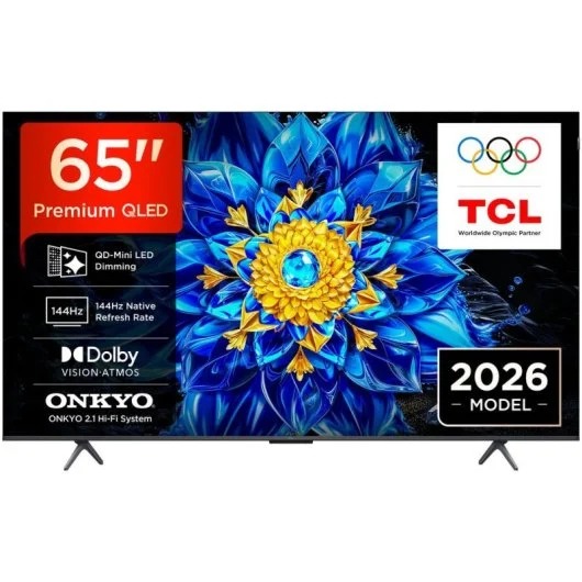 TV TCL QLED P8L 65P8L 65" 4K Ultra HD 144Hz Smart TV Google TV HDR10 Dolby Vision
