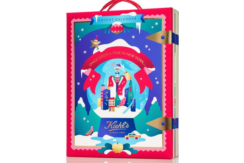 Por fin podemos hacernos con el precioso calendario de adviento de Kiehl's cargado de imprescindibles de la marca