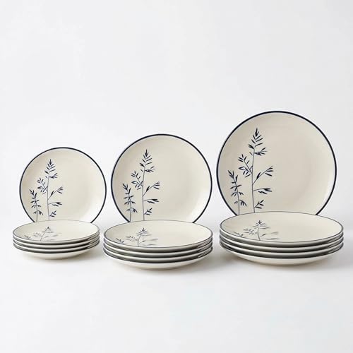 SANTA CLARA | Vajilla Completa 12 Piezas Porcelana 