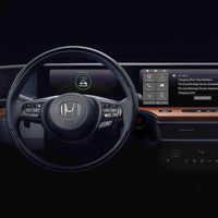 El Honda Urban EV, el primer coche eléctrico de la firma, enseña su salpicadero con retrovisores digitales