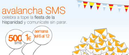 Más avalancha de mensajes en Orange