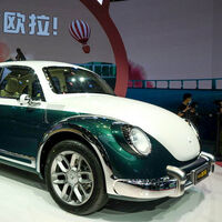 La última aportación china a la fiebre de coches eléctricos vintage se llama Ora Punk Cat, un Escarabajo para el siglo XXI