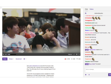 ¿Te mirarías una película con desconocidos en Twitch? La imagen de la semana