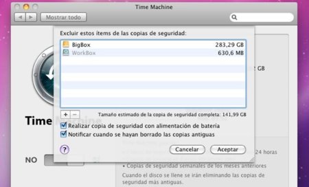 Cómo excluir contenido en las copias de seguridad de Time Machine