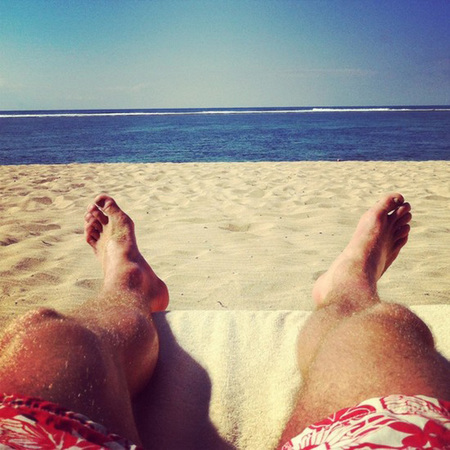 Las vacaciones de La Roja, ¿pero desde dónde twitteais?