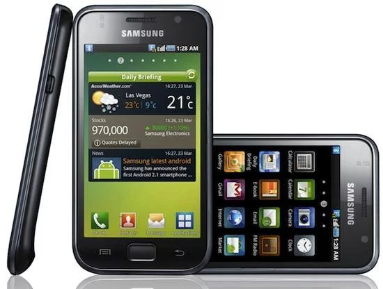 Samsung Galaxy S comparado en vídeo con alguno de sus rivales