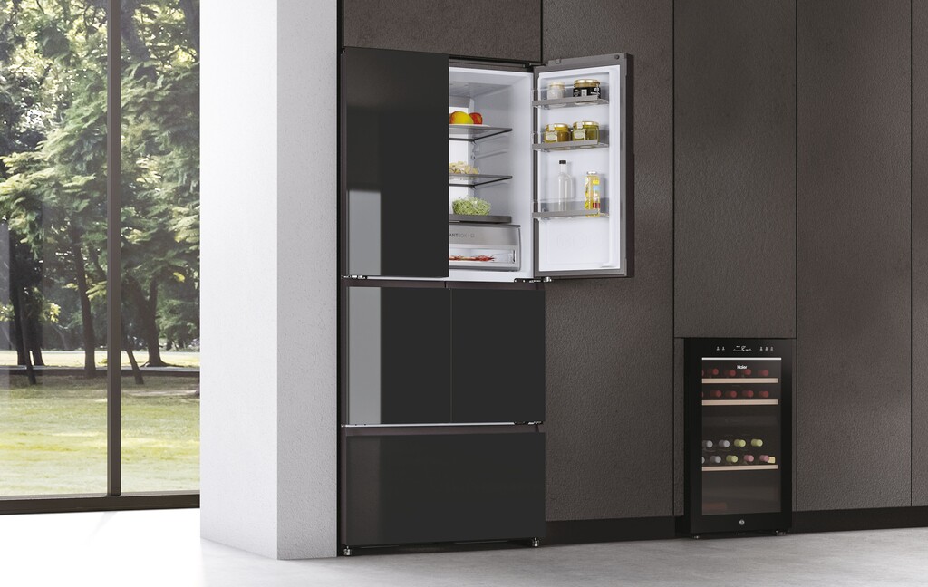 Haier nos enseña su nuevo frigorífico: gran capacidad gracias a sus cinco puertas y tecnología antibacteriana