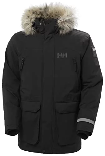 Helly Hansen Reine Parka Chaqueta, Negro, S Hombre