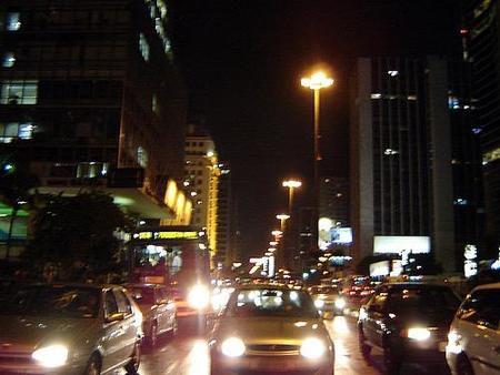 Avenida Paulista noche