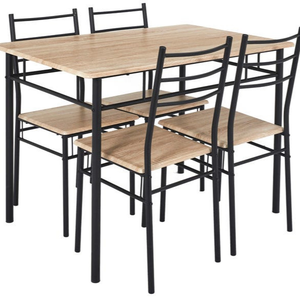 Set de mesa con 4 sillas Loka