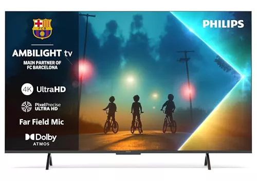 Philips Ambilight 55PUS8200 4K LED Smart TV - Pantalla de 55 Pulgadas con Plataforma Titan OS