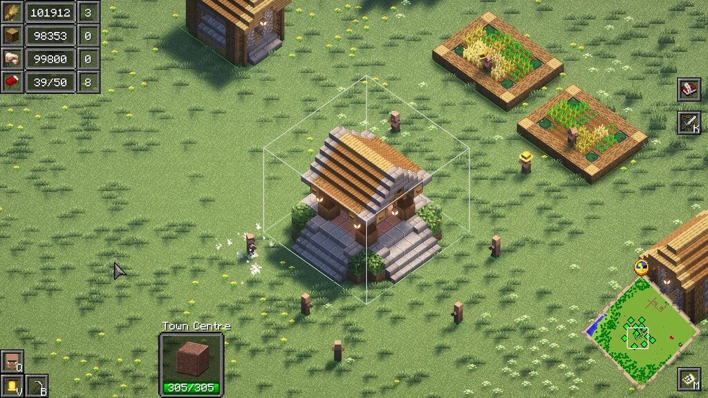 Podría ser un Age of Empires de Minecraft y me lo creería, pero es un mod gratis que lo transforma en un juego de estrategia en tiempo real . Noticias en tiempo real