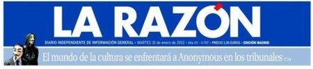 El "mundo de la Cultura" se enfrenta a Anonymous en los tribunales y en la prensa