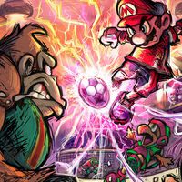 Se supone que Super Mario Strikers era para críos, pero Nintendo se la iba a jugar con un mensaje para adultos