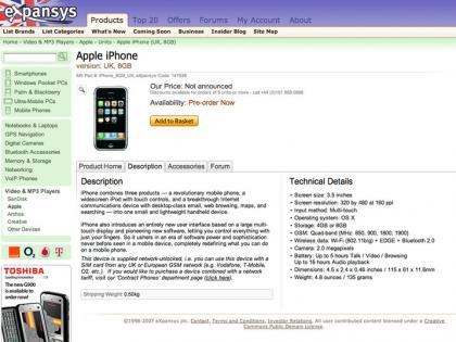 iPhone libre en el Reino Unido