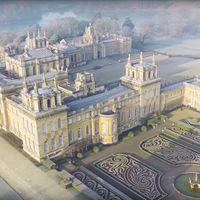 El Palacio Blenheim, un escenario de cine bajo la escarcha. Vídeo
