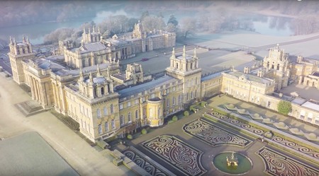 El Palacio Blenheim, un escenario de cine bajo la escarcha. Vídeo