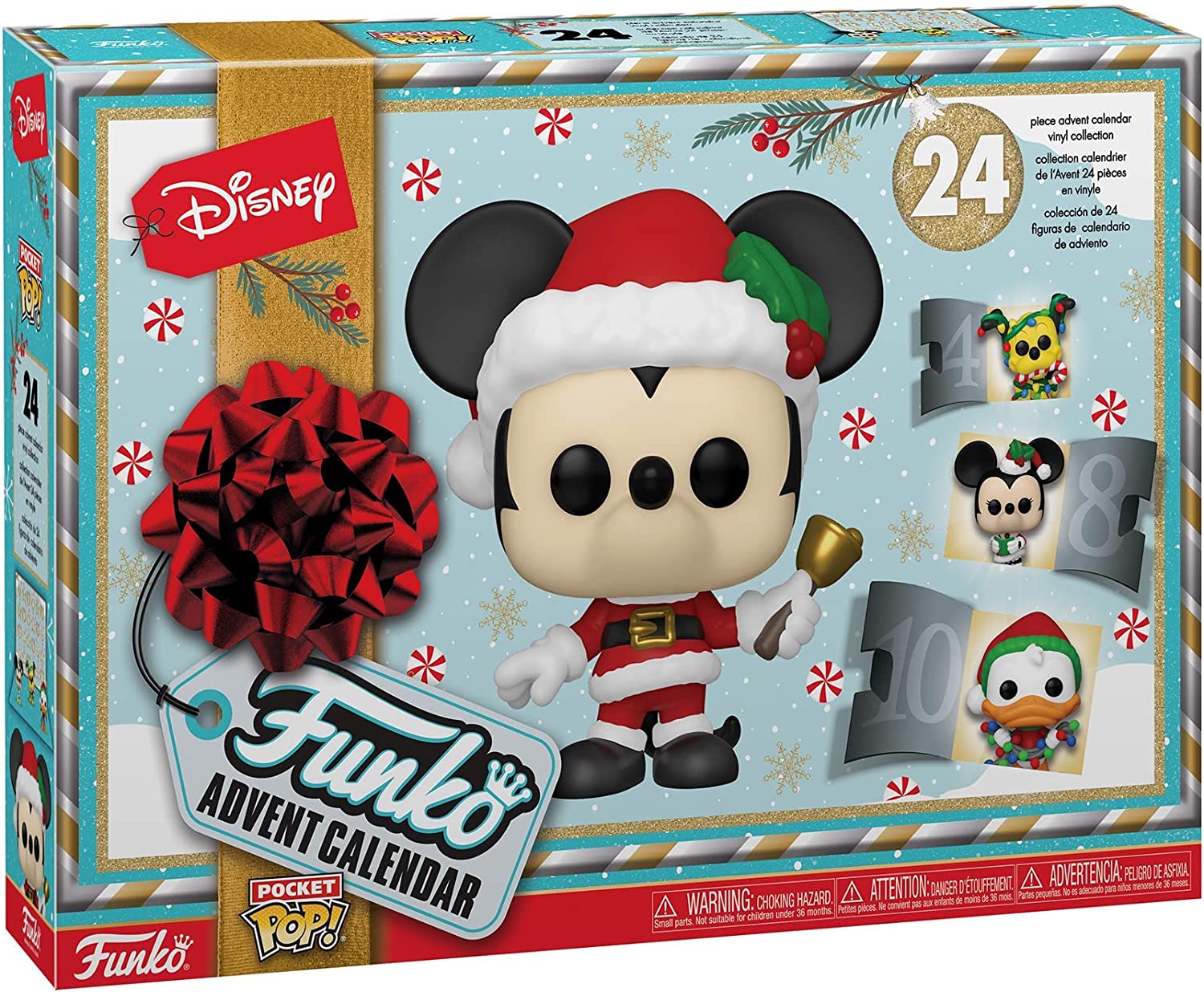 24 Figuras Funko POP De Navidad Con Mickey Mouse Y Sus Amigos Por 872 