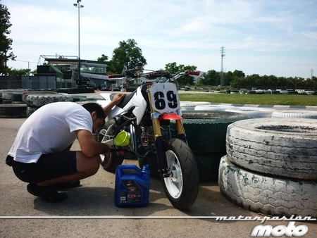 Nivel aceite Minimotard