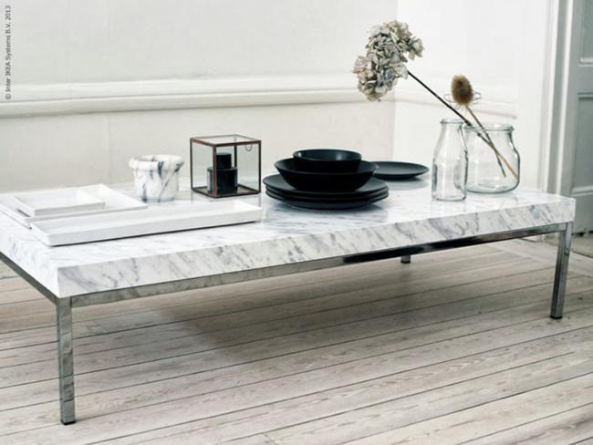 Hazlo tú mismo: convierte tu mesa de ikea en una sofisticada mesa ... Mesas cocina con botellero ikea