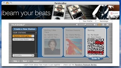 PandoraBoy: Usando Pandora, incluso con el Apple Remote