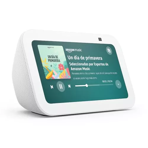 Echo Show 5 (Última generación) | Pantalla táctil inteligente con Alexa diseñada para controlar tus dispositivos de Hogar digital y más | Blanco Echo Show 5 (Última generación) | Pantalla táctil inteligente con Alexa diseñada para controlar tus dispositivos de Hogar digital y más | Blanco