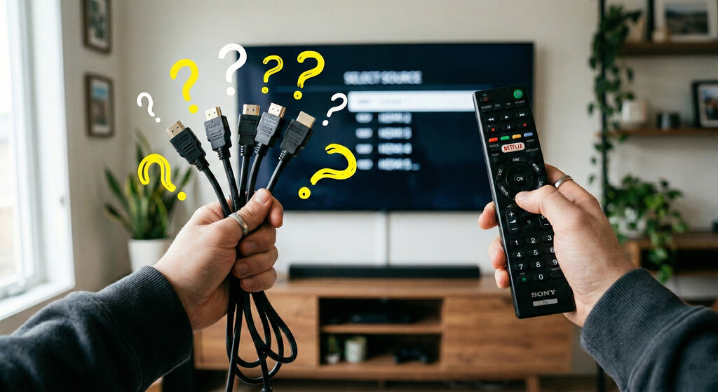 Mis padres se hacían un lío con los HDMI de su tele: así los he configurado y ahora no se pierden ni se agobian