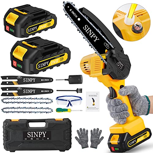 SINPY Mini Motosierra Bateria - 6000 mAh 