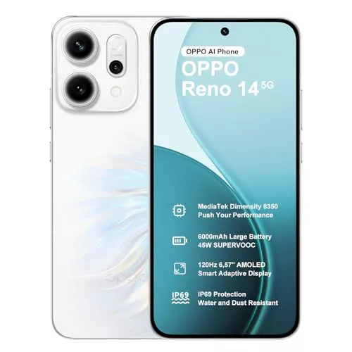 OPPO Reno14 5G Smartphone Android IA, 12+256GB 