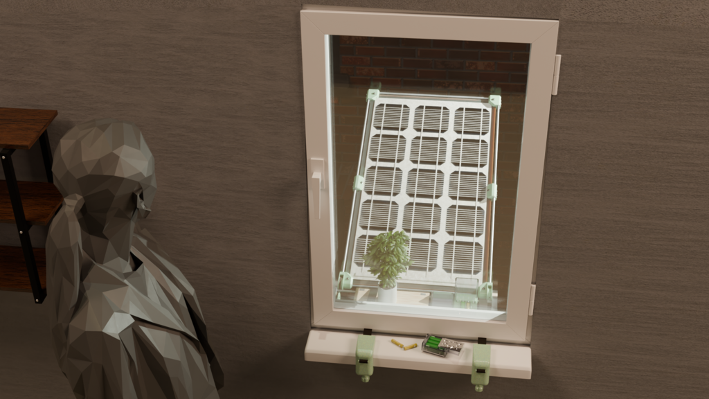 Este estudiante ha inventado un panel solar que promete acoplarse en casi cualquier ventana, sin obras ni taladros  