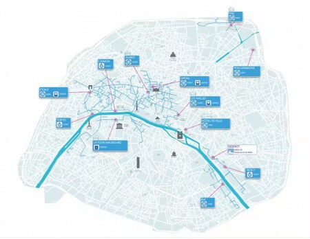 Mapa do Fraîcheur de Paris