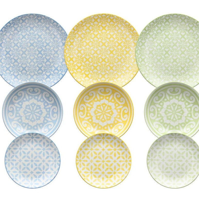 Tognana Vajilla de porcelana de 18 piezas 