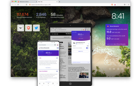 Brave alcanza los 20 millones de usuarios activos mensuales un año después de salir de beta