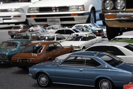 Una colección de maquetas Toyota a escala 1:5 para conmemorar su 75 aniversario