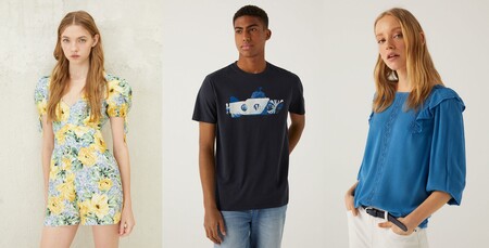 Hasta 70% de descuento en las rebajas de Springfield, con pantalones chinos por 12,99 euros, blusas por 6,99 o camisetas por 5,99 euros