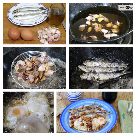 Huevos Con Espichas Pasos