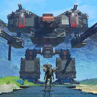 Este jugador de No Man's Sky ha construido una base en forma de robot gigante que parece sacado de Warhammer 40K 