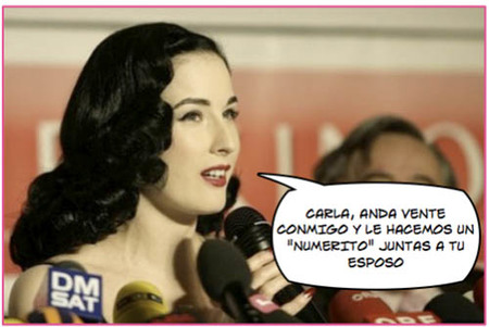 Boquitas de piñón: Dita Von Teese