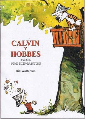 Calvin y Hobbes no pueden parar de jugar juntos