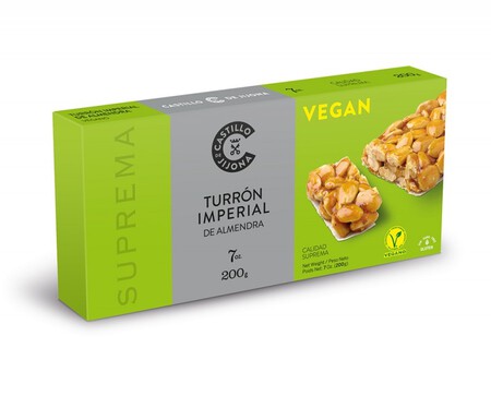 Castillo De Jijona Vegano Turron Imperial 200g 047 536 Frontal