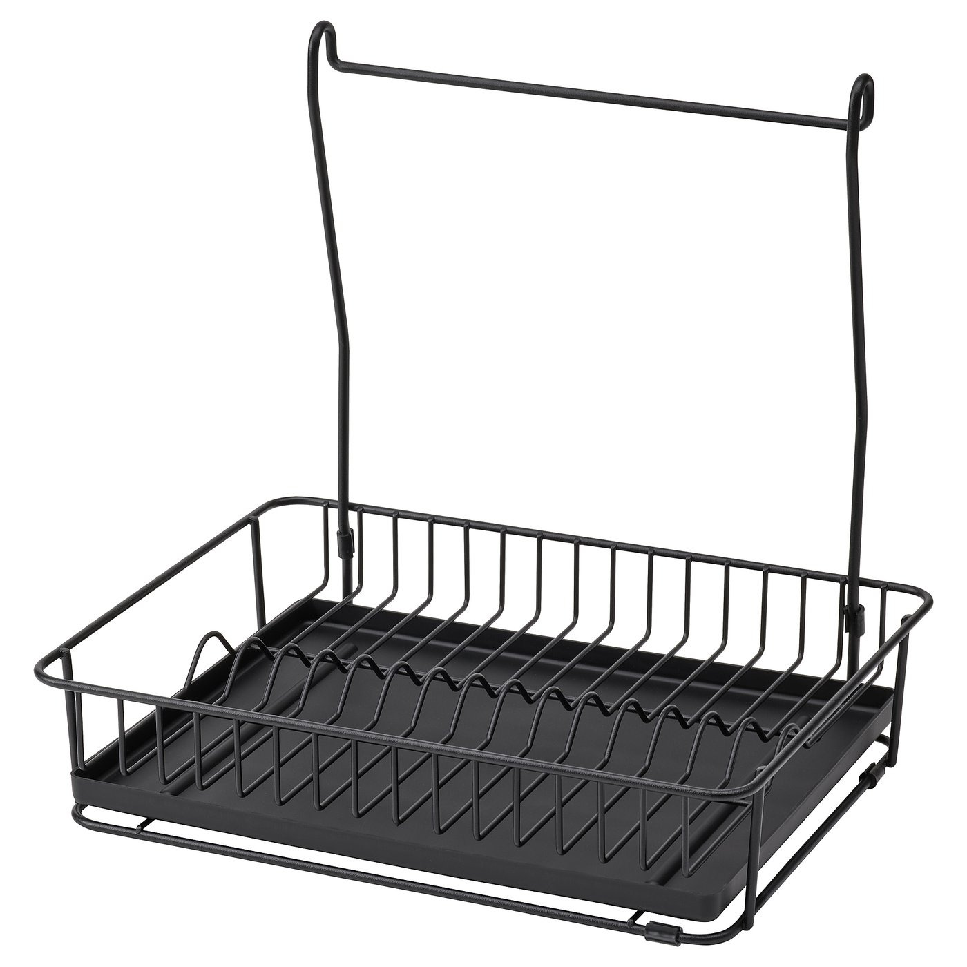 HULTARP Escurreplatos, negro
