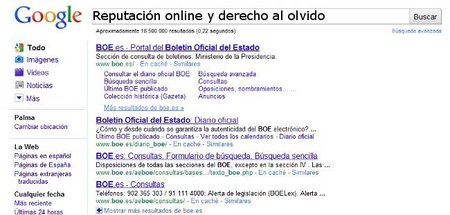 Derecho al olvido, reputación online y comercio electrónico