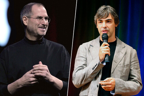 Larry Page Y Steve Jobs