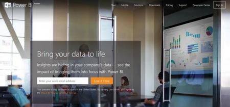 Power BI ahora se convierte en un servicio freemium y llega para iPad