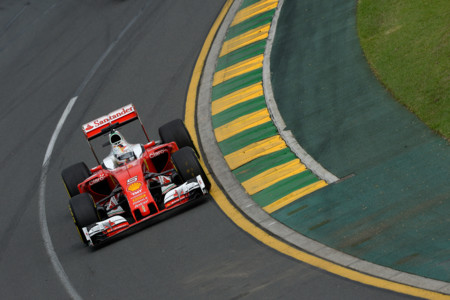 Sebastian Vettel Pista Ferrari